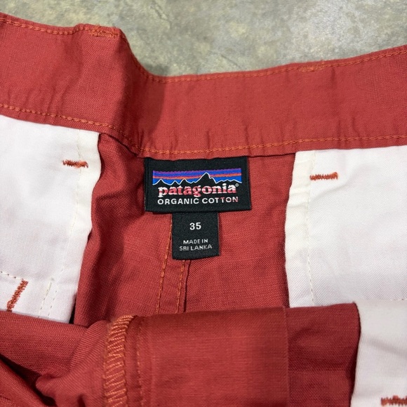 Patagonia Men's Lightweight All Wear Shorts Red Sz 35 Outdoor Casual Gorpcore - Picture 4 of 10